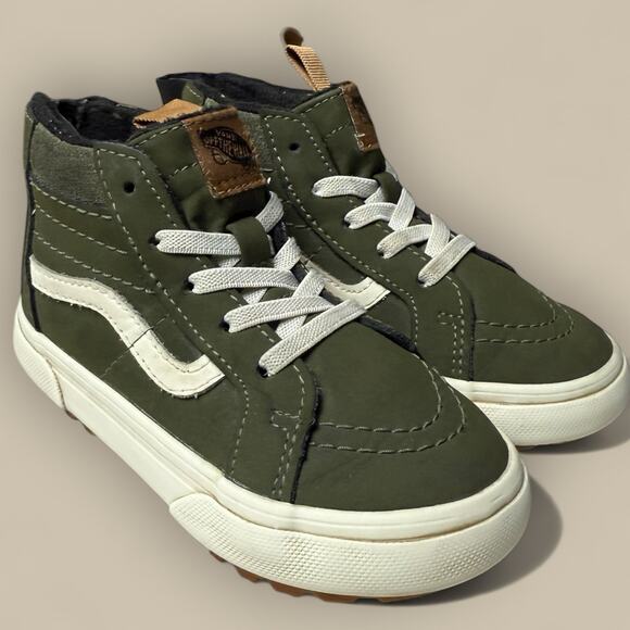 Vans Toddler SK8-Hi Zip Mte-1 Sneakers 721451 Grape Leaf Size Kid's Size 8.5 - Picture 1 of 5